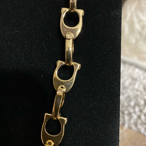 COACH New Chunky ‘C’ Necklace with Crystal Accents - NWT MSRP $255 - Picture 4 of 7